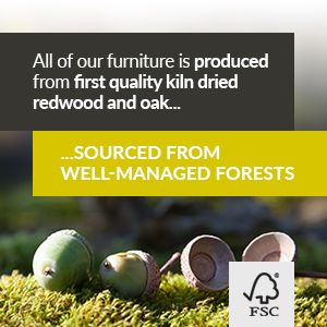 Our furniture is sourced from well managed forests