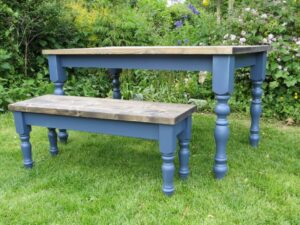 Handcrafted Farmhouse Table - Various Sizes & Colours