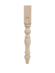 4" (90mm)  New Style Farmhouse Table Legs Pine or Oak